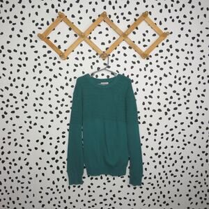 Cat & Jack Green Textured Knit Boys Pullover Sweater